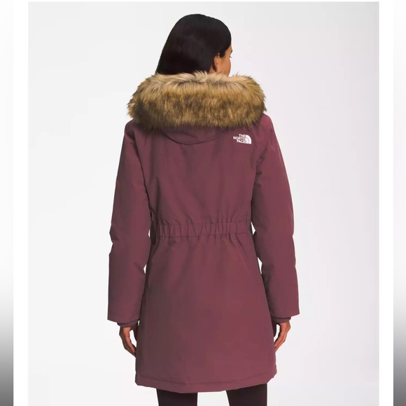 North Face Women’s Arctic Down Parka Maroon Purple, Small - Picture 2 of 9